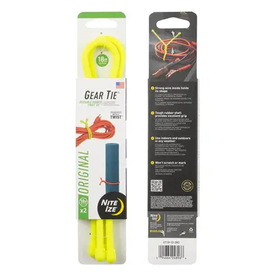 NITE IZE Vázací drát Gear Tie (2ks),žlutá NEON - délka 18"