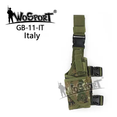 Wosport Taktické stehenní pouzdro Tornado, MARPAT