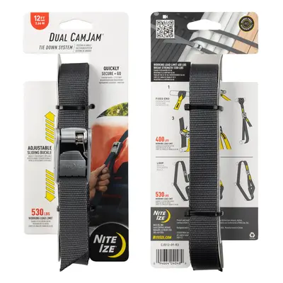 NITE IZE Nite Ize Upínací systém DUAL CAMJAM® TIE DOWN 12"