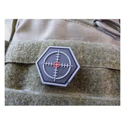 Plastové 3D patche JTG SNIPER Scope, Hexagon Patch, swat, černý