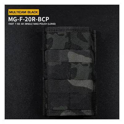 Wosport FAST type Single MOLLE sumka na 7.62 zásobníky pro AK - MC Black