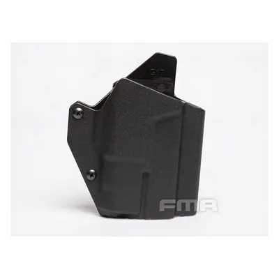 FMA FMA nízké kydexové pouzdro / holster (Glock se svítilnou typu ALPC), pravé - Černá