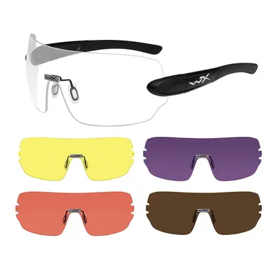 WILEY X Brýle DETECTION clear/yellow/orange/purple/copper-MATTE BLACK