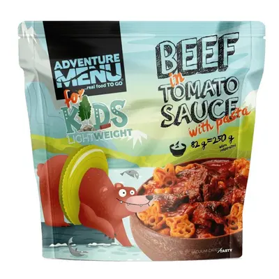 Adventure Menu KIDS Lightweight Hovězí v rajské omáčce s těstovinami 250g