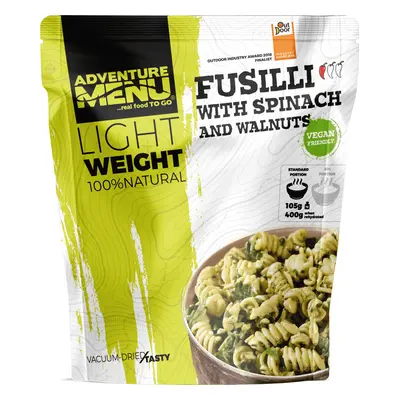 Adventure Menu Lightweight Fusilli se špenátem a vlašskými ořechy 400g