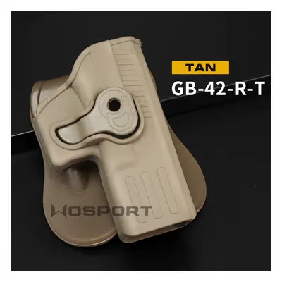 Wosport WST opaskové pouzdro (holster) Glock, pravé - Písková