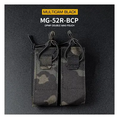 Wosport DPMP Double MOLLE sumka na dva 9mm pistolové zásobníky - MC Black