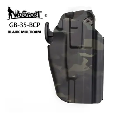 Wosport WST univerzální opaskové pouzdro GB35 Full size (Glock 17, P226, M92F), pravé - MC Black