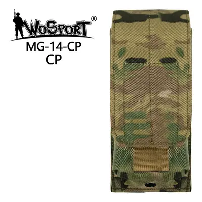 Wosport Sumka Single MOLLE na zásobník M4/M16 s chlopní - MC