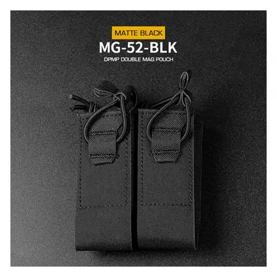 Wosport DPMP Double MOLLE sumka na dva 9mm pistolové zásobníky - černá