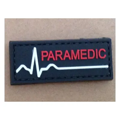 Plastové 3D patche Patch PVC 3D gumový PARAMEDIC (text)