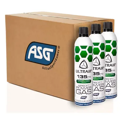 ASG Plyn ULTRAIR Green Power Gas (135 PSI) se Silikonem - 570ml (36ks)