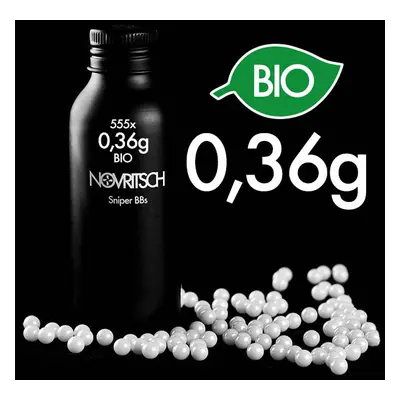 NOVRITSCH Novritsch SNIPER BBs Premium BIO kuličky 0,36g, BBs - Bílá