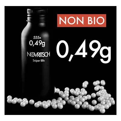 NOVRITSCH Novritsch SNIPER BBs Premium kuličky 0,49g, BBs - Bílá