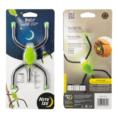 NITE IZE Mikro svítilna Nite Ize BugLit® - Lime Black