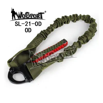 Wosport Popruh SAFETY LANYARD Deluxe, zelený (kopie)