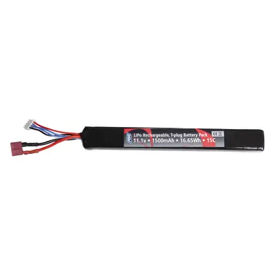 ASG Li-Pol baterie ASG 11,1V 1500mAh, 15C - Stick (jednodílná)