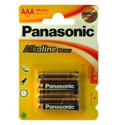 Panasonic Baterie Panasonic 1,5V AAA - alkalická