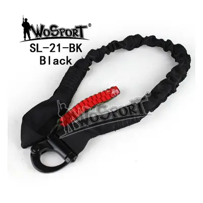 Wosport Popruh SAFETY LANYARD Deluxe, černý (kopie)