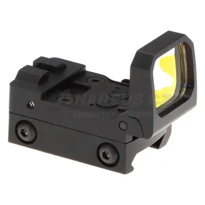 Aim-O Kolimátor Flip Dot Reflex Sight, červené podsvícení, černý