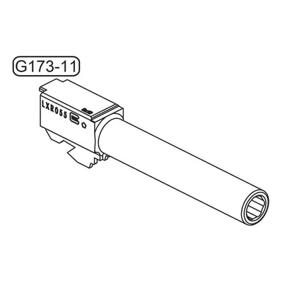 GHK Vnější hlaveň ocelová pro GHK Glock ( G173-11 )