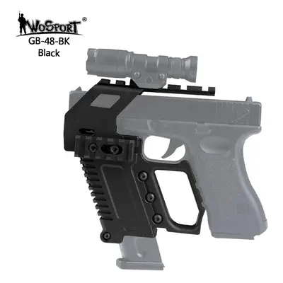 Wosport Taktický KIT GB-48 s RIS pro náhradní zásobník pro Glock 17/18/19 - černý