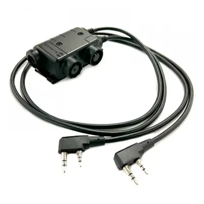 EARMOR EARMOR M56 DUALCOMM PTT spínač, konektor Kenwood / Baofeng 2-pin