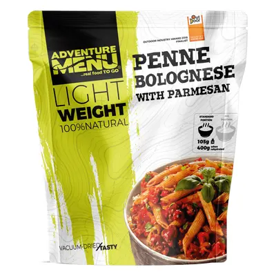 Adventure Menu Lightweight Penne s Boloňskou omáčkou a parmesánem 400g