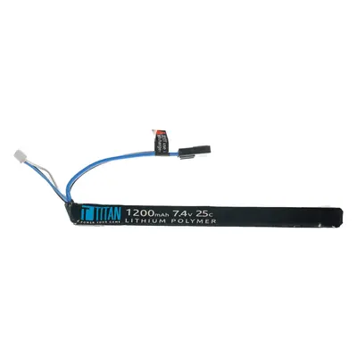 TITAN Li-Pol baterie TITAN 7,4V 1200mAh, 25C (Tamiya) - Stick (AK)