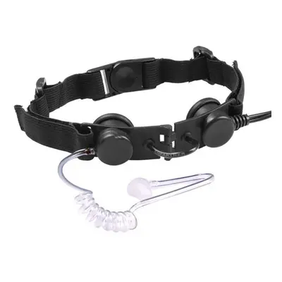 Z-Tactical Taktický headset s hrdelním mikrofonem, černý