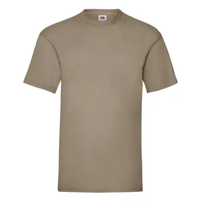 Khaki men's t-shirt Valueweight Fruit of the Loom