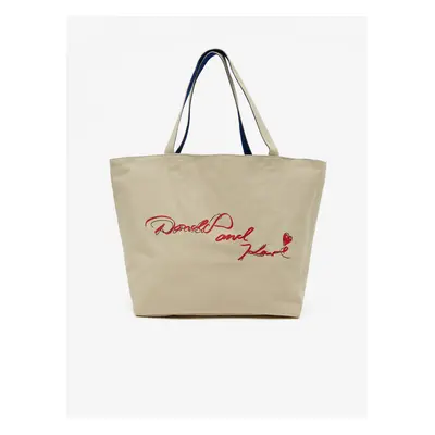 Modro-béžový dámský oboustranný shopper KARL LAGERFELD Disney - Dámské