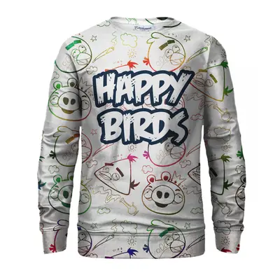 Bittersweet Paris Unisex's Happy Birds Sweater S-Pc Bsp300