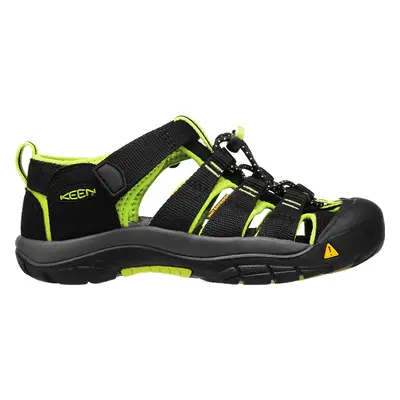 Dětské sandály Keen Newport H2 K Black/Lime Green US