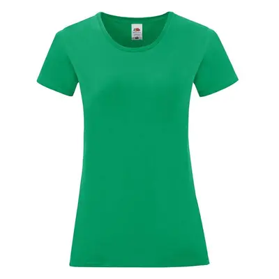 Iconic Women's Green Fruit of the Loom Women's T-shirt