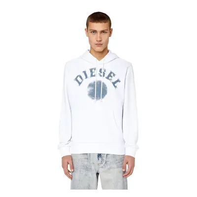 Diesel Sweatshirt - S-GINN-HOOD-K30 SWEAT-SHIRT white