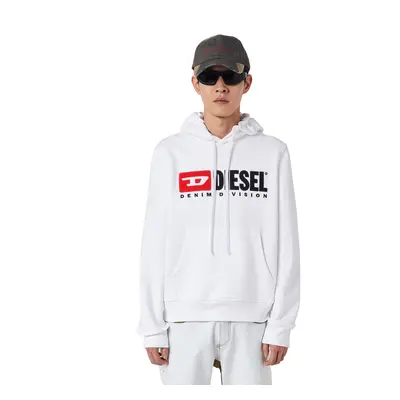 Diesel Sweatshirt - S-GINN-HOOD-DIV SWEAT-SHI white