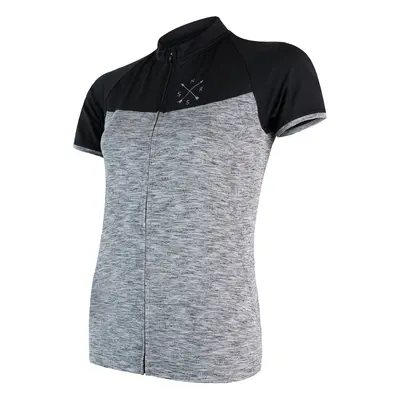 Dámský cyklistický dres Sensor Cyklo Motion Grey/Black