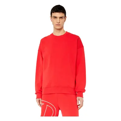 Diesel Sweatshirt - S-ROB-MEGOVAL SWEAT-SHIRT red