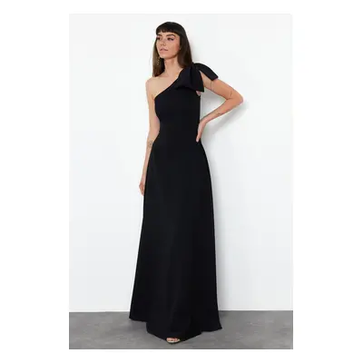 Trendyol Black A-Line Woven Elegant Evening & Graduation Dress