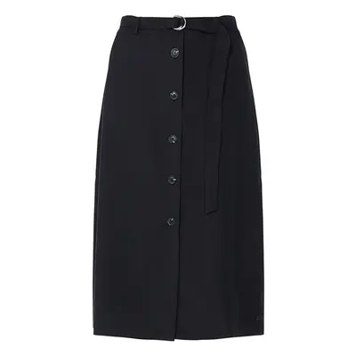 Tommy Hilfiger Skirt - TENCEL TWILL SKIRT black