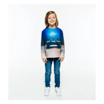 Mr. GUGU & Miss GO Kids's Longsleeve LS-K-LNG532 Navy Blue