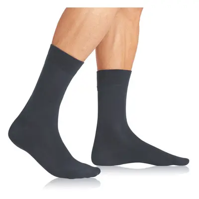 Tmavě šedé pánské ponožky Bellinda GENTLE FIT SOCKS