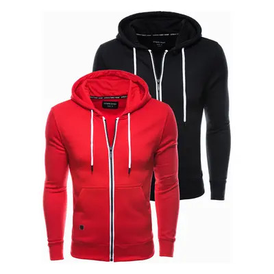 Ombre Clothing Men's zip-up sweatshirt Z33