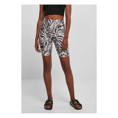 Dámské měkké AOP Cycle Shorts blackzebra