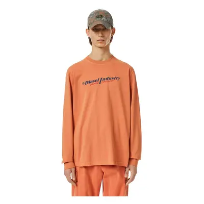 Diesel Sweatshirt- T-JUST-LS-IND T-SHIRT orange