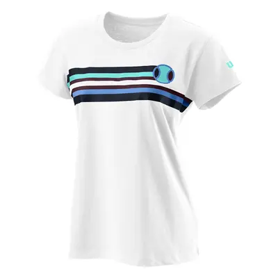 Dámské tričko Wilson Tracers Tech Tee White