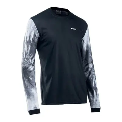 Pánský cyklistický dres NorthWave Enduro Jrs Ls Black/Anthracit