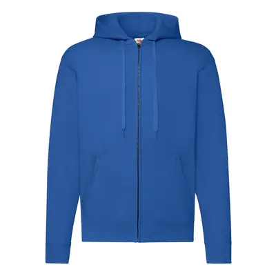 Blue Zippered Hoodie Classic Fruit of the Loom