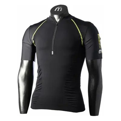 Pánské tričko Mico M1 Trail Zip Neck Nero